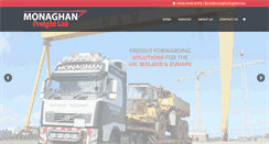 Desktop Screenshot of monaghanfreightltd.com